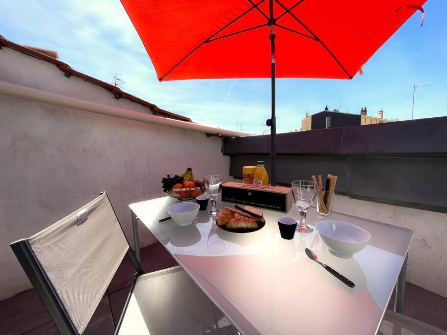 Апартаменты Charme Urbain Sous Les Toits-Terrasse/Clim/Parking Безье Экстерьер фото