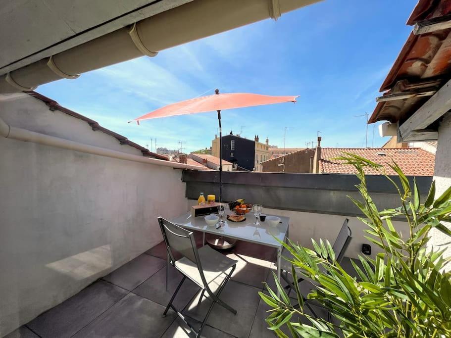 Апартаменты Charme Urbain Sous Les Toits-Terrasse/Clim/Parking Безье Экстерьер фото